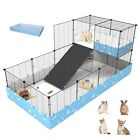 Guinea Pig C&C Cage Habitats with PVC Liner for Rabbit Bunny Ferret Hedgehog