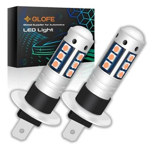 H1 Super Bright 360° Beam LED Pink/Purple Fog Light or DRL 15PCS 3030SMD Bulb - Picture 1 of 8