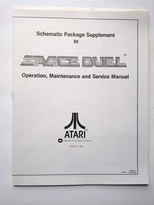 Space Duel Video Arcade Game Schematic Package Diagrams Original 1982 1st Print - Picture 1 of 4