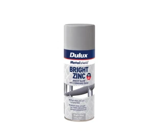 Dulux 300g Metalshield Bright Zinc Anti-Corrosive Finish Silver - Picture 1 of 2