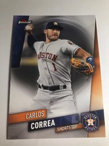 2019 Topps Finest Jumbo 5x7 Carlos Correa Astros 31 03/49 - Picture 1 of 1