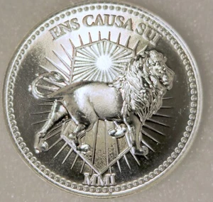 Moneta continentale 1 oz .999 argento ANC John Wick ENS CA USA SUI Lion #1582 - Foto 1 di 8