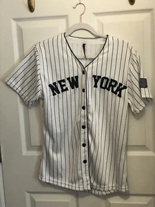 True rock New york Jersey Button Down Women Top Size XL - Picture 1 of 2