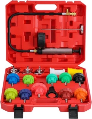 KATSU 18 Pièces Testeurs de Pression Universels pour Radiateur et Système - Photo 1/4