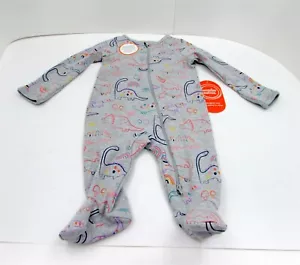 Baby Girl Clothes Rainbow Dinosaur Outfit 0-3 Months - Picture 1 of 2