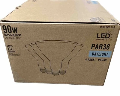 PAR 38 - LED Daylight 90W Indoor/ Outdoor Replacement Bulbs - 4 Pack - Image 1 of 4