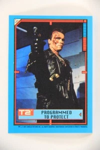 Terminator 2 Judgement Day 1991 Card Sticker #37 Programmed To Protect L017134 - Picture 1 of 2