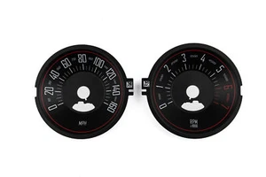 Dodge Challenger 160 MPH - Speedometer dials MPH Gauges - Picture 1 of 5