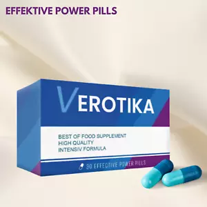 30X VEROTIKA, Sexpillen Potenzmittel, höhere Ausdauer, Energie-Booster, Vegan - Bild 1 von 5