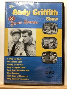 The Andy Griffith Show: 8 Episodes (DVD, 2009 - Slim Case, Black & White) - Picture 1 of 2