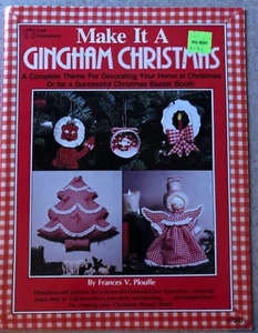 Christmas Gingham pattern book, 21 pages of Christmas crafts made from gingham - Picture 1 of 4