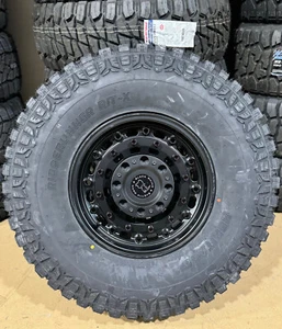 17x9.5 Black Rhino Arsenal Wheels 37" AT RT MT Tires 8x170 Ford Expedition F350 - Picture 1 of 5