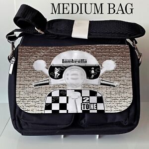 Scooter Shoulder Bag, 2 Tone Scooter Bag, Ska Reggae Bag, Northern Soul Bag, Mod