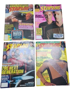 Lot of 4 Starlog Magazine #'s 139, 138, 136, YB-3 Star Trek The Next Generation - Picture 1 of 11