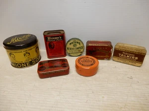 ANTIQUE ASSORTMENT MEDICINE TINS 2 - Picture 1 of 2