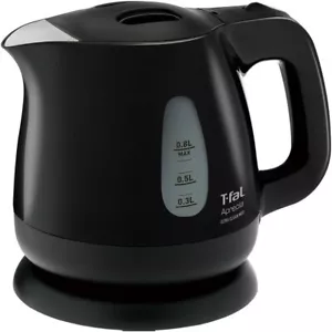 T-FAL Electric Kettle 0.8L Aprecia Ultraclean Neo Antibacterial Onyx Black - Picture 1 of 8