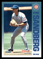 1992  Fleer 7 Eleven/Citgo The Performer Ryne Sandberg #3 Chicago Cubs  NM