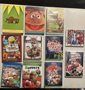 The Muppets Dvd Lot, The Muppets (Blu-ray/DVD, Collectible Case), The Muppet Sho - Imagen 1 de 12