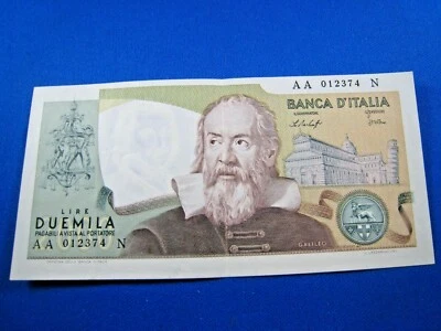 1976 ITALY BANKNOTE - 2000 LIRA   UNC     (jc11-21) - Image 1 of 2