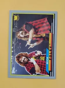 2018 Topps Heritage WWE Silver /25 Mick Foley #BL-34 Big Legends SSP HOF  - Picture 1 of 4