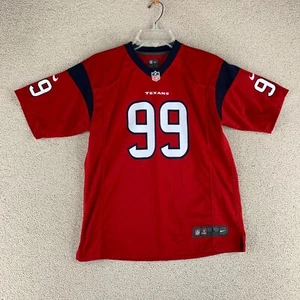 NFL Nike On Field WATT Texans Jersey Shirt Boy's Size L Multicolor V-Neck - Picture 1 of 8
