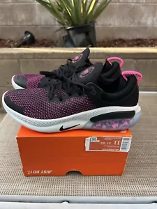 Nike Joyride Run Flyknit Mens Size 11 Black/Anthracite Pink Blast AQ2730-003 - Picture 1 of 5