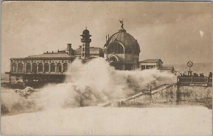 c1919 Real Photo Postcard Crystal Palace,Casino,YMCA building RPPC Nice France - Picture 1 of 2