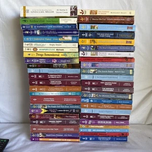 Lot 40 Romance Novels Mixed Publisher Suspense Historical Western Amish Vintage - Picture 1 of 8