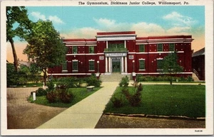 WILLIAMSPORT, Pennsylvania Postkarte "Gymnasium, Dickinson Junior College" um 1935 - Bild 1 von 2