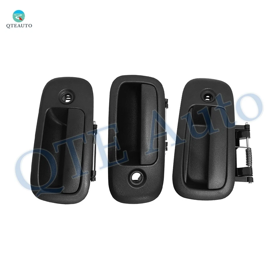 Manija de 3 puertas delanteras-tercera manija de puerta corredera trasera para Chevy Express 1500 1996-2009 Foto 1 de 4