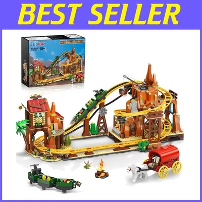 Western Mining Coaster Toy with Lifting Chain, 1270PCS Set - Image 1 of 4