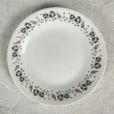 Corelle 6.75 Inch Nordic Bloom Bread/Dessert Plate- Floral Raspberry Teal - Image 1 of 4