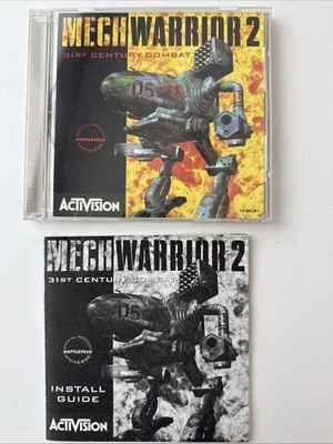 Mech Warrior 2 PC CD-ROM  Win 95/DOS Activision Video Game W/ Activation Guide - Image 1 of 4