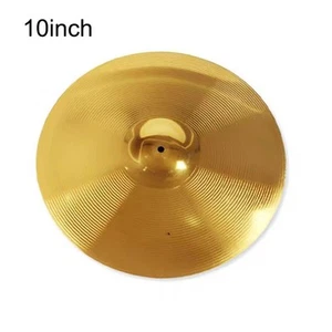 Professional Grade Brass Cymbals for Drum Percussion Set (6 8 10 12 14 16 Inch) - Picture 1 of 58