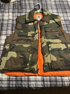 Vintage NorthWest Territory Hunting Vest Reversible Camo - Picture 1 of 5