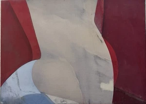 Original oil painting. Wladyslaw Jackiewicz, Titel: " OBRAZ VIII " - Bild 1 von 3