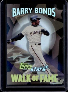 2000 Topps Stars Barry Bonds Walk of Fame #WF12 Giants - Picture 1 of 2