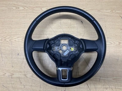 VW Golf VI 6 5K Lederlenkrad 3-Speichen Lenkrad 5K0419091J ORIGINAL *Kratzer* - Bild 1 von 4