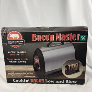 SmartPlanet Bacon Nation Bacon Master Cooker Stainless Steel Adjustable Heat - Picture 1 of 3