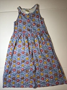 Vintage Laura Ashley Mother & Child Purple Floral 100% Cotton Dress 9 Years EUC - Picture 1 of 6