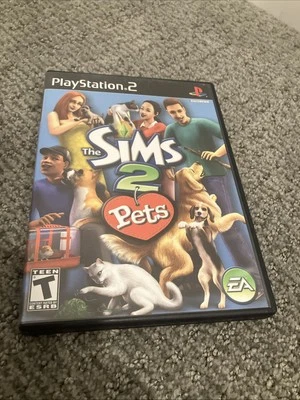 Sims 2: Pets (Sony PlayStation 2, 2006) PS2 Black Label Complete Tested  - Image 1 of 3