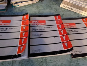 1992 Pontiac Bonneville SSE SSEI Service Manual GENUINE OEM VOLUME 1, 2 & 3 - Picture 1 of 17