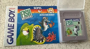 Fish Dude (Gameboy, 1991) Nintendo Authentic Cartridge Case Manual SOFEL - Picture 1 of 4