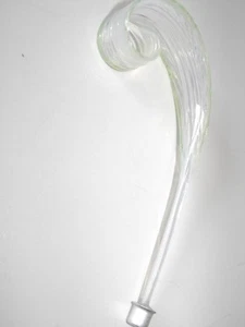 KRONLEUCHTER MURANO VENEDIG ERSATZTEIL SPARE PART RECHANGE GERADE BLATT FOD15/1 - Bild 1 von 4
