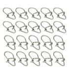 100Pcs #2/#3 Stainless Steel Fishing Lock Snaps Fishing Clips Quick Change
