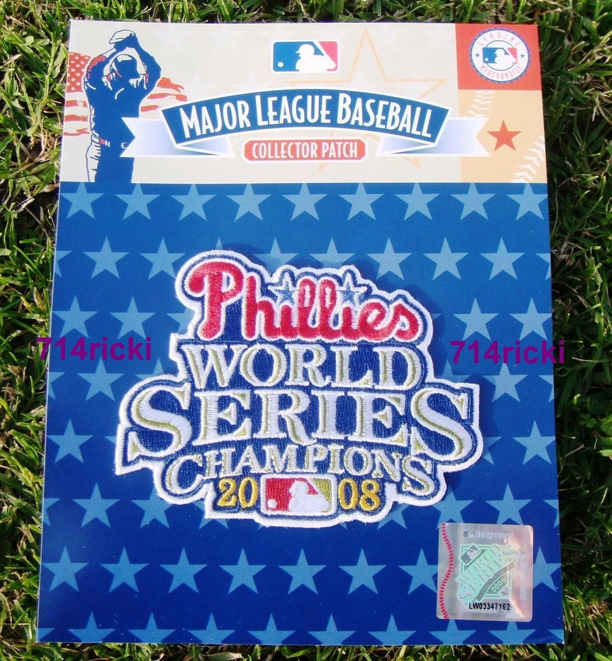 2008 MLB World Series Champions Philadelphia Phillies Patch Official Collector - Image 1 of 1