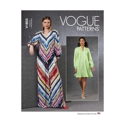 Vogue Schnittmuster V1803 - Kleid - schlicht und lässig weit - Bild 1 von 4