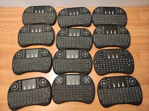 LOT OF 12 UNTESTED WIRELESS QWERTY REMOTE CONTROL LAPTOP ANDROID BOX COMPUTER