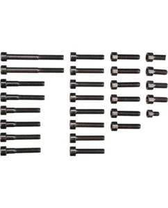 Complete Engine Case Cover Allen Screw Set Black SR400 SR500 TT500 & XT500  D-16 - Picture 1 of 2