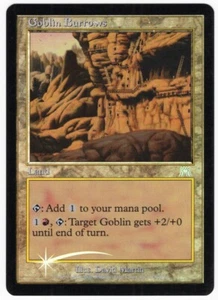 Goblin Burrows 2002 Onslaught FOIL Colorless Uncommon Land MTG NM AZ1 - Picture 1 of 1
